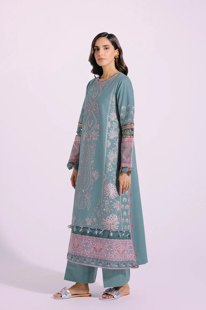 Ethnic | Rozana Collection SS 24 | E0406/203/718 - Hoorain Designer Wear - Pakistani Ladies Branded Stitched Clothes in United Kingdom, United states, CA and Australia