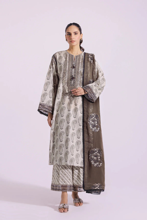Ethnic | Rozana Collection SS 24 | E0411/203/110 - Hoorain Designer Wear - Pakistani Ladies Branded Stitched Clothes in United Kingdom, United states, CA and Australia