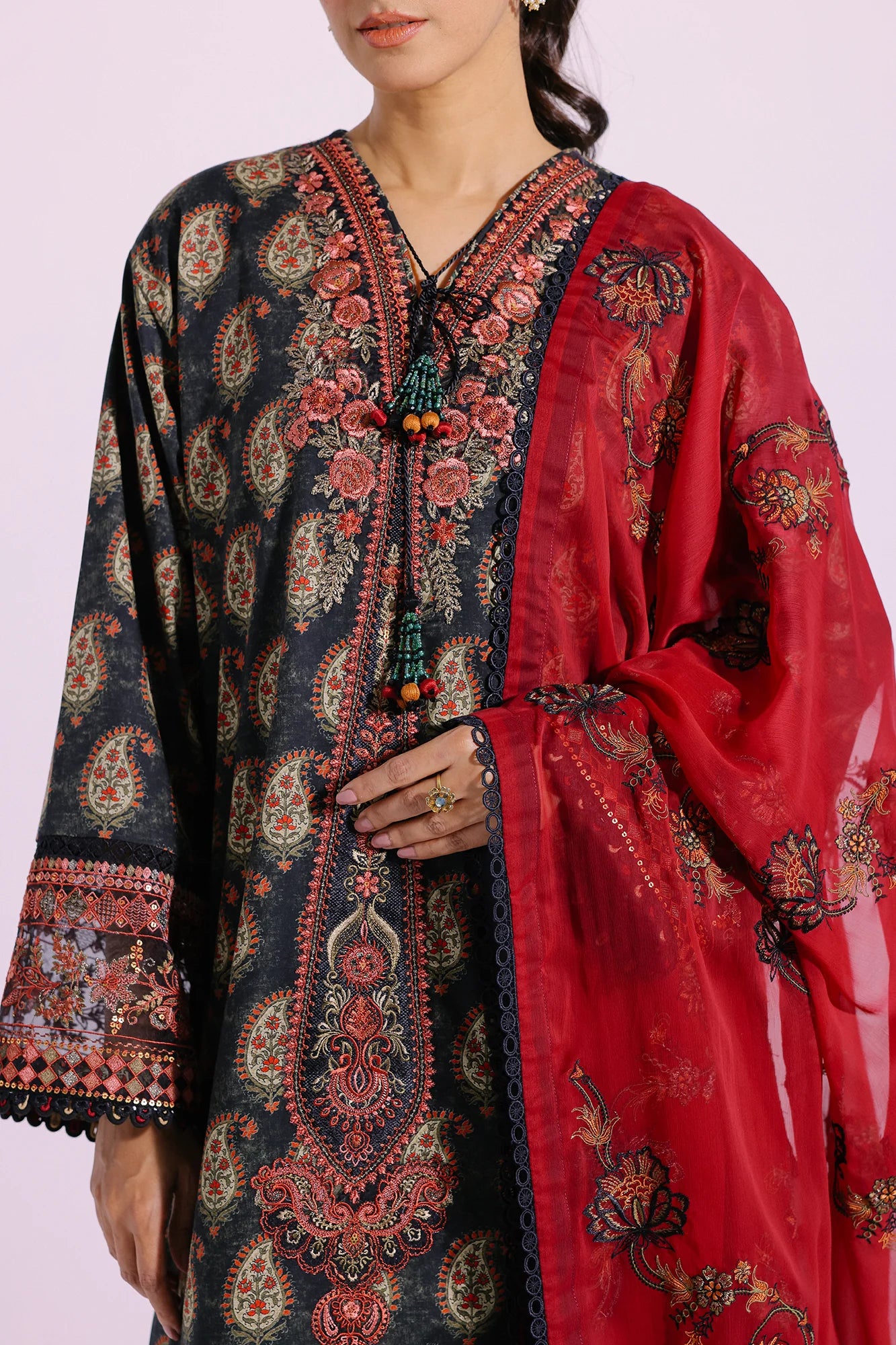 Ethnic | Rozana Collection SS 24 | E0414/203/116 - Pakistani Clothes for women, in United Kingdom and United States