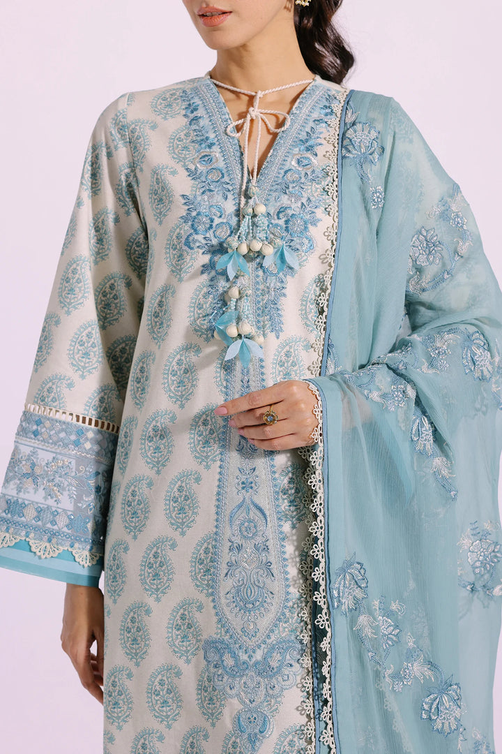 Ethnic | Rozana Collection SS 24 | E0414/203/130 - Hoorain Designer Wear - Pakistani Ladies Branded Stitched Clothes in United Kingdom, United states, CA and Australia