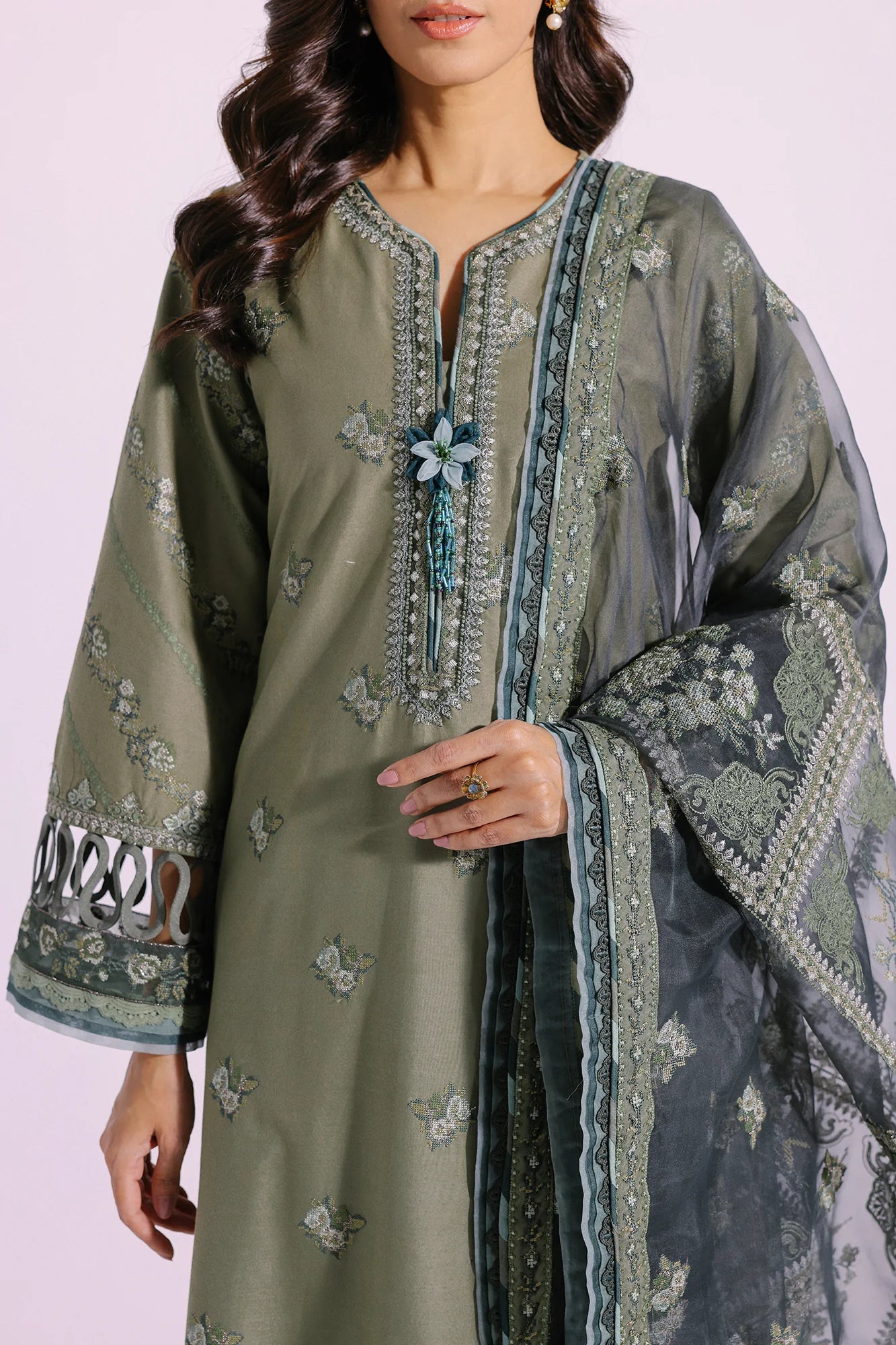 Ethnic | Rozana Collection SS 24 | E0415/203/127 - Pakistani Clothes for women, in United Kingdom and United States