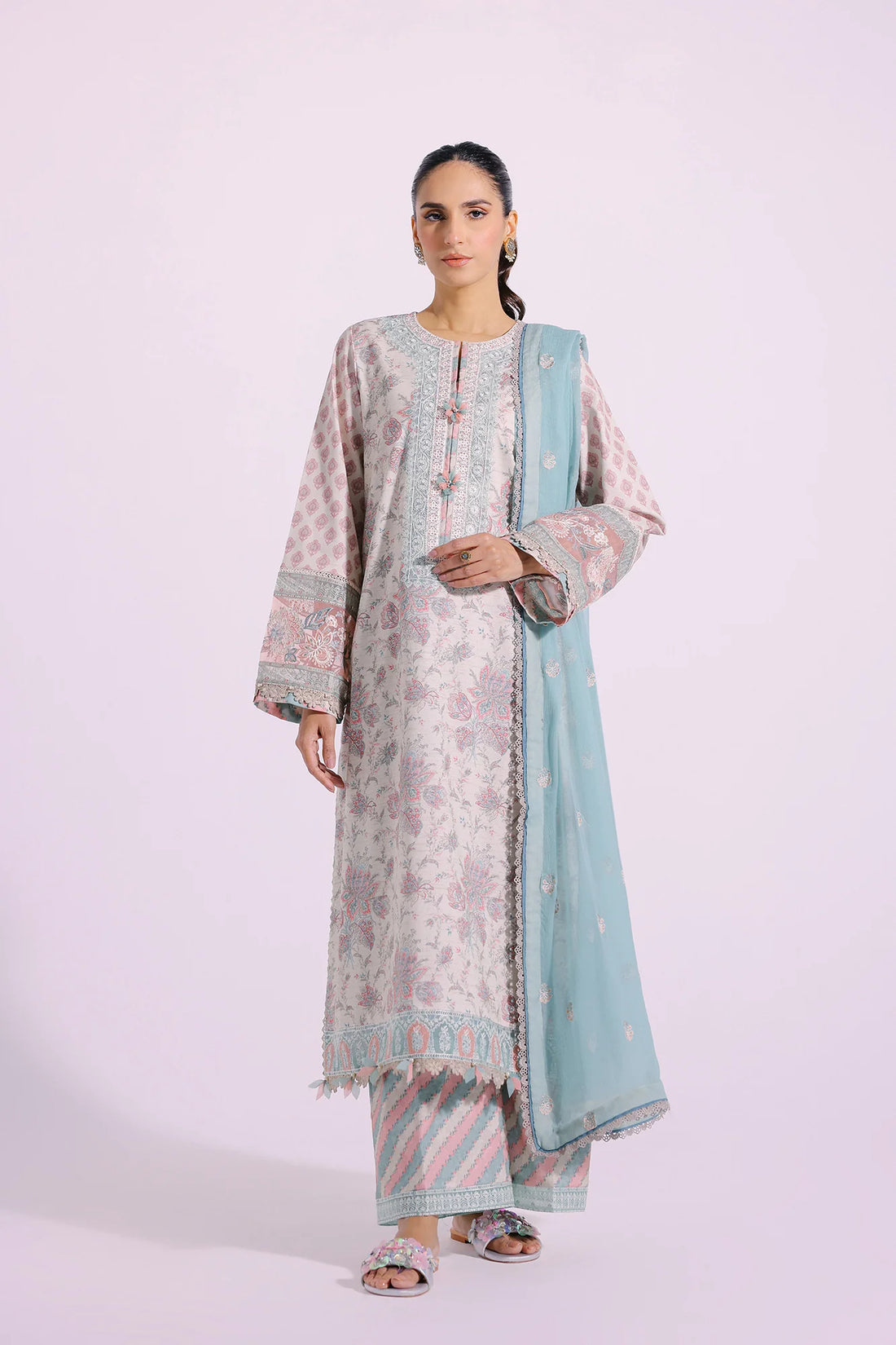 Ethnic | Rozana Collection SS 24 | E0401/203/112 - Pakistani Clothes for women, in United Kingdom and United States