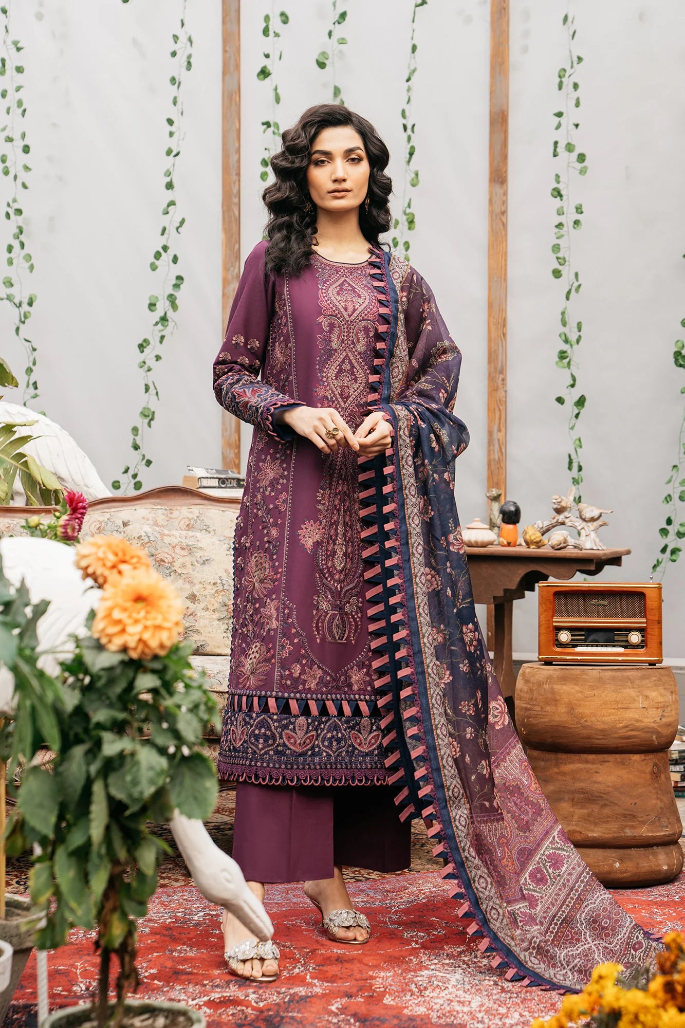 Ethnic | Rozana Collection SS 24 | E0406/203/520 - Pakistani Clothes for women, in United Kingdom and United States