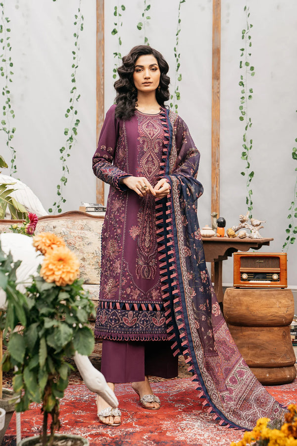 Ethnic | Rozana Collection SS 24 | E0406/203/520 - Hoorain Designer Wear - Pakistani Ladies Branded Stitched Clothes in United Kingdom, United states, CA and Australia