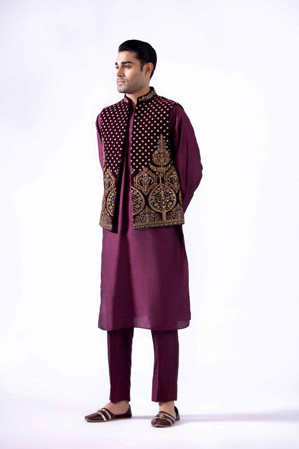 Pakistani Menswear | Fahad Hussayn | BHAMBHAL - Hoorain Designer Wear - Pakistani Ladies Branded Stitched Clothes in United Kingdom, United states, CA and Australia