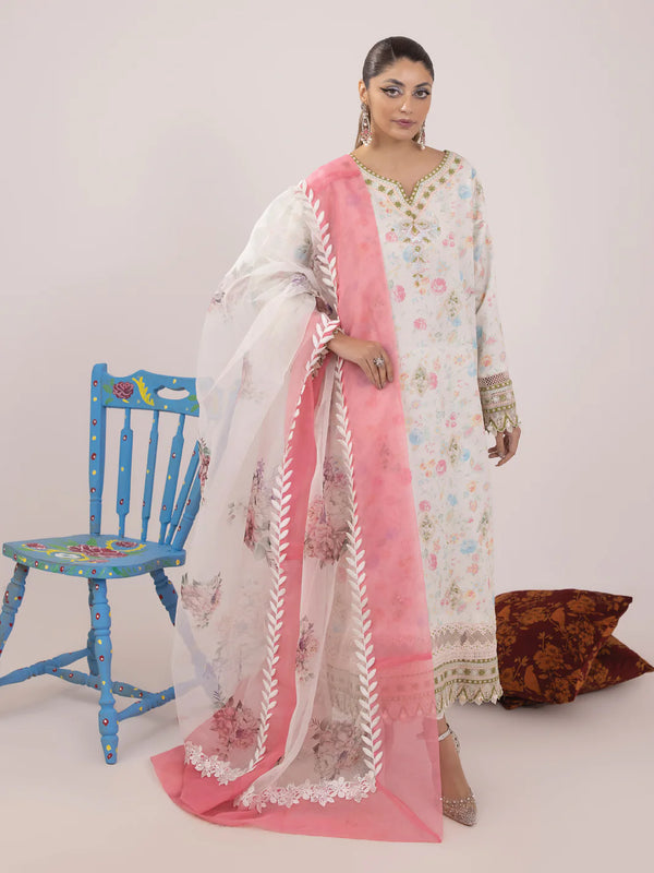 Ittehad | Faiza Faisal  Rangeeli Lawn 24 | Nargis - Hoorain Designer Wear - Pakistani Ladies Branded Stitched Clothes in United Kingdom, United states, CA and Australia