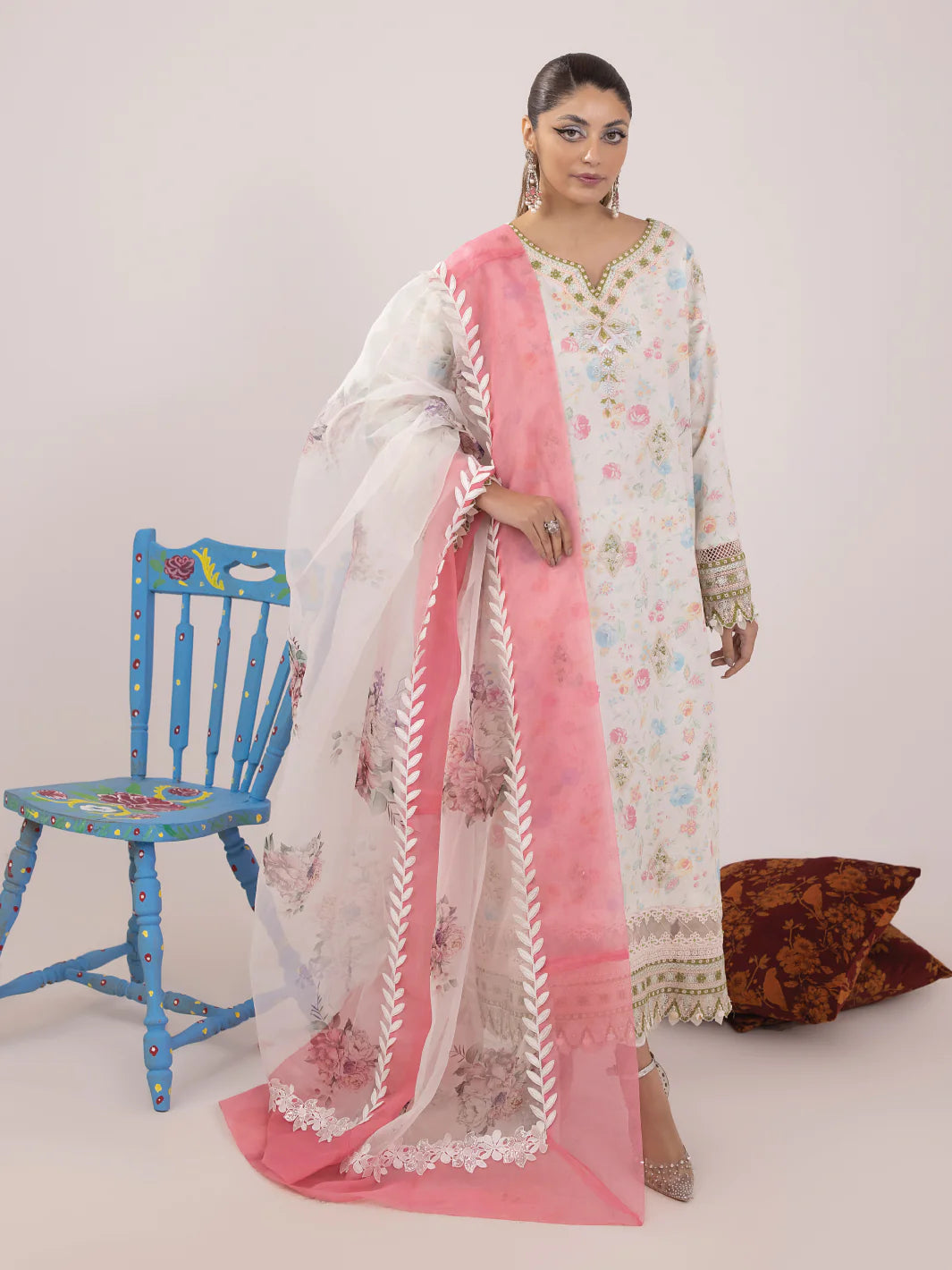 Ittehad | Faiza Faisal  Rangeeli Lawn 24 | Nargis - Pakistani Clothes for women, in United Kingdom and United States