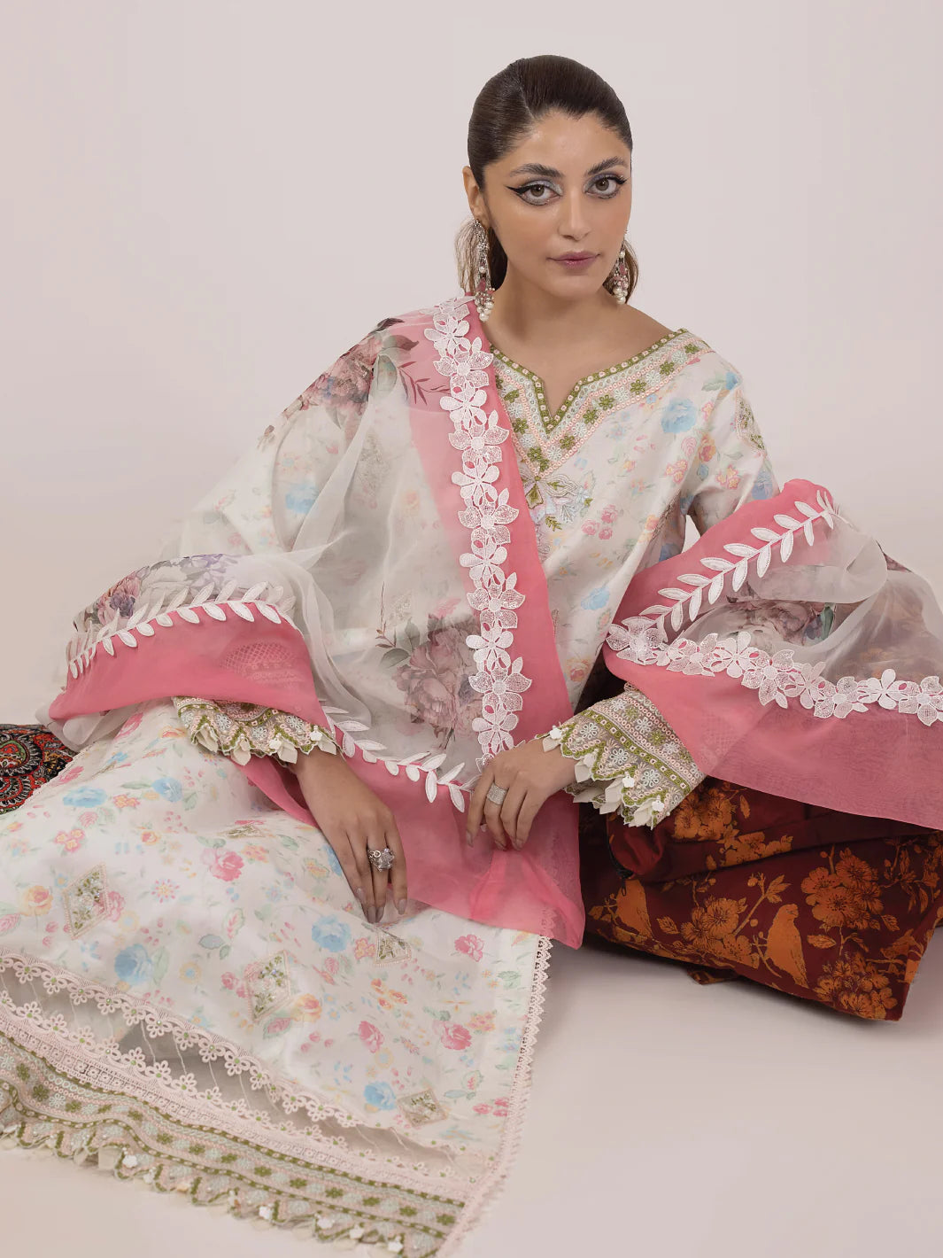 Ittehad | Faiza Faisal  Rangeeli Lawn 24 | Nargis - Pakistani Clothes for women, in United Kingdom and United States