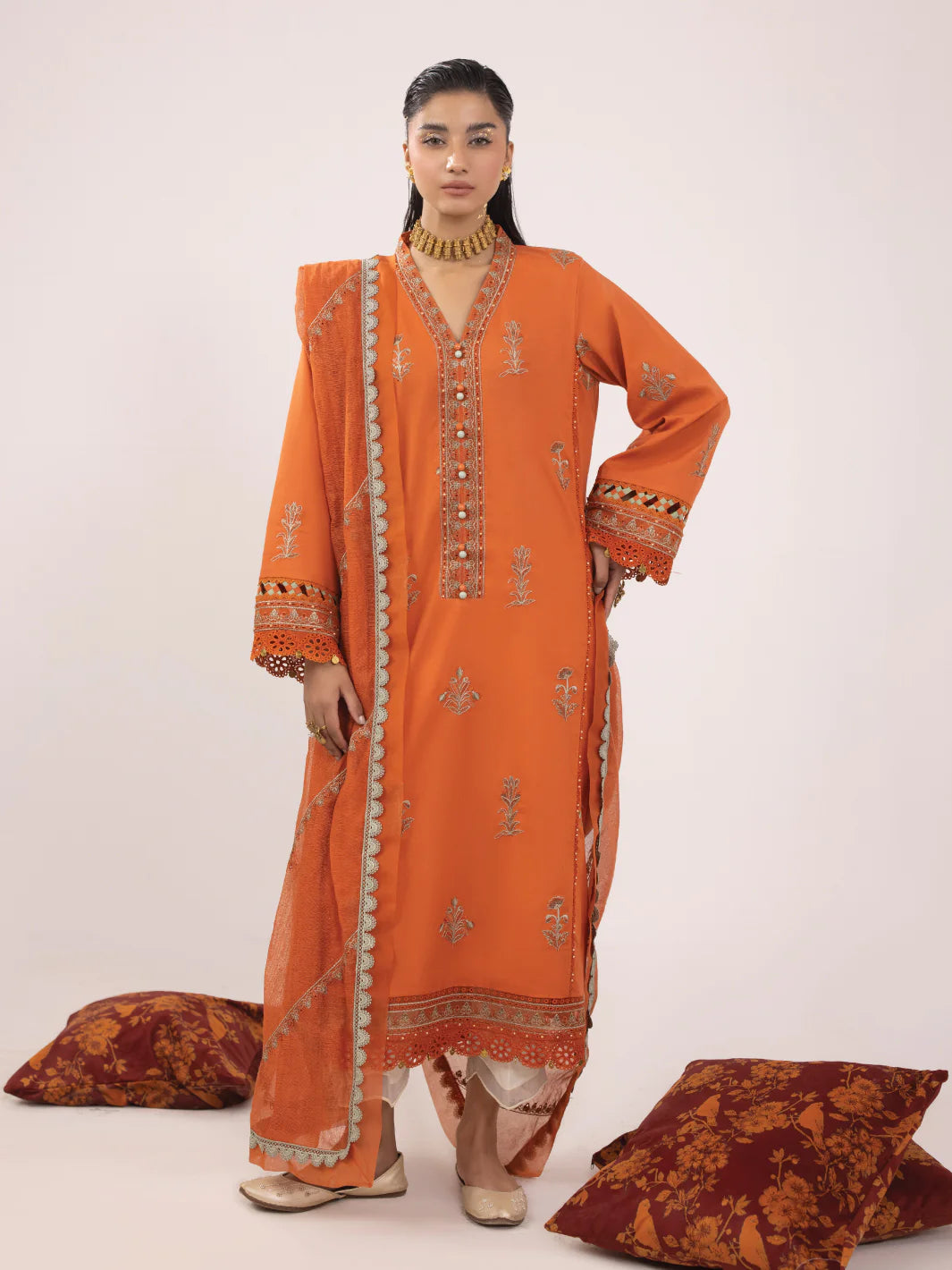 Ittehad | Faiza Faisal  Rangeeli Lawn 24 | Chammo - Pakistani Clothes for women, in United Kingdom and United States