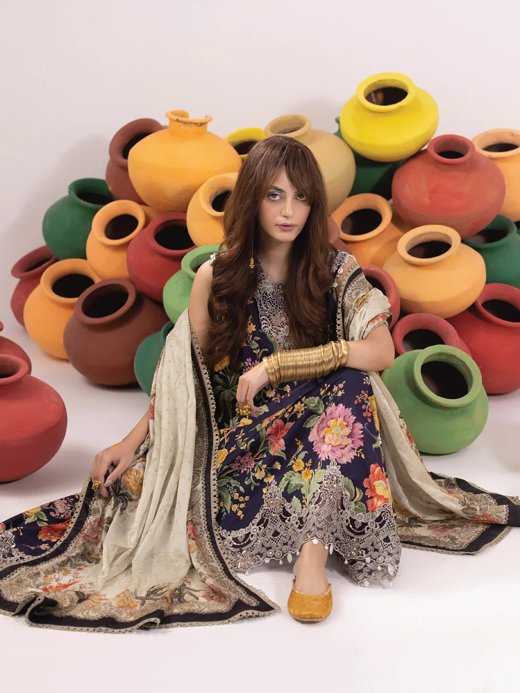 Ittehad | Faiza Faisal  Rangeeli Lawn 24 | Champa - Pakistani Clothes for women, in United Kingdom and United States