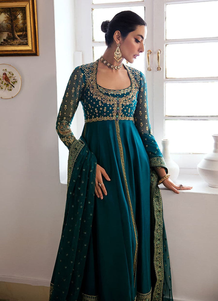 Farah Talib Aziz | Mayna Festive Luxe | AFRA TEAL - Pakistani Clothes for women, in United Kingdom and United States