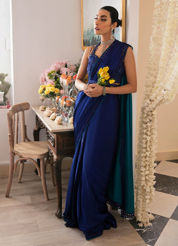 Farah Talib Aziz | Mayna Festive Luxe | ALMA OMBRE - Hoorain Designer Wear - Pakistani Ladies Branded Stitched Clothes in United Kingdom, United states, CA and Australia