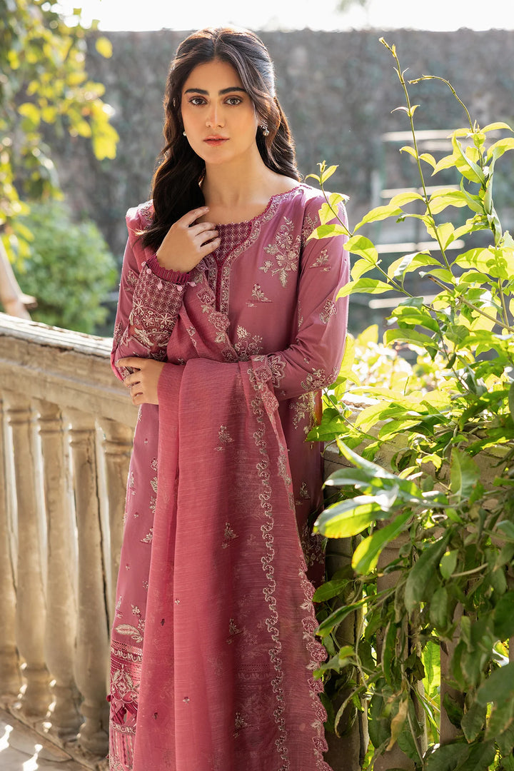 Farasha | Bahaar Embroidered Lawn | Rose Garland - Hoorain Designer Wear - Pakistani Ladies Branded Stitched Clothes in United Kingdom, United states, CA and Australia