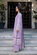 Farasha | Bahaar Embroidered Lawn | Lilac Florine - Pakistani Clothes for women, in United Kingdom and United States