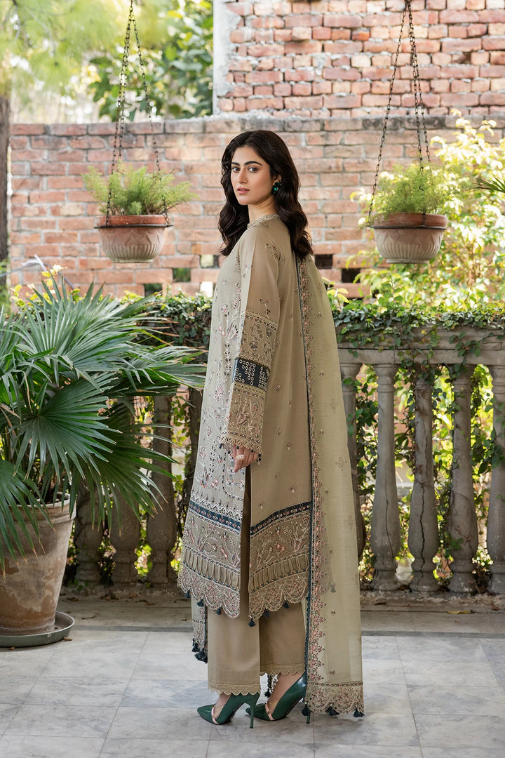 Farasha | Bahaar Embroidered Lawn | Whimsical Sage - Pakistani Clothes for women, in United Kingdom and United States