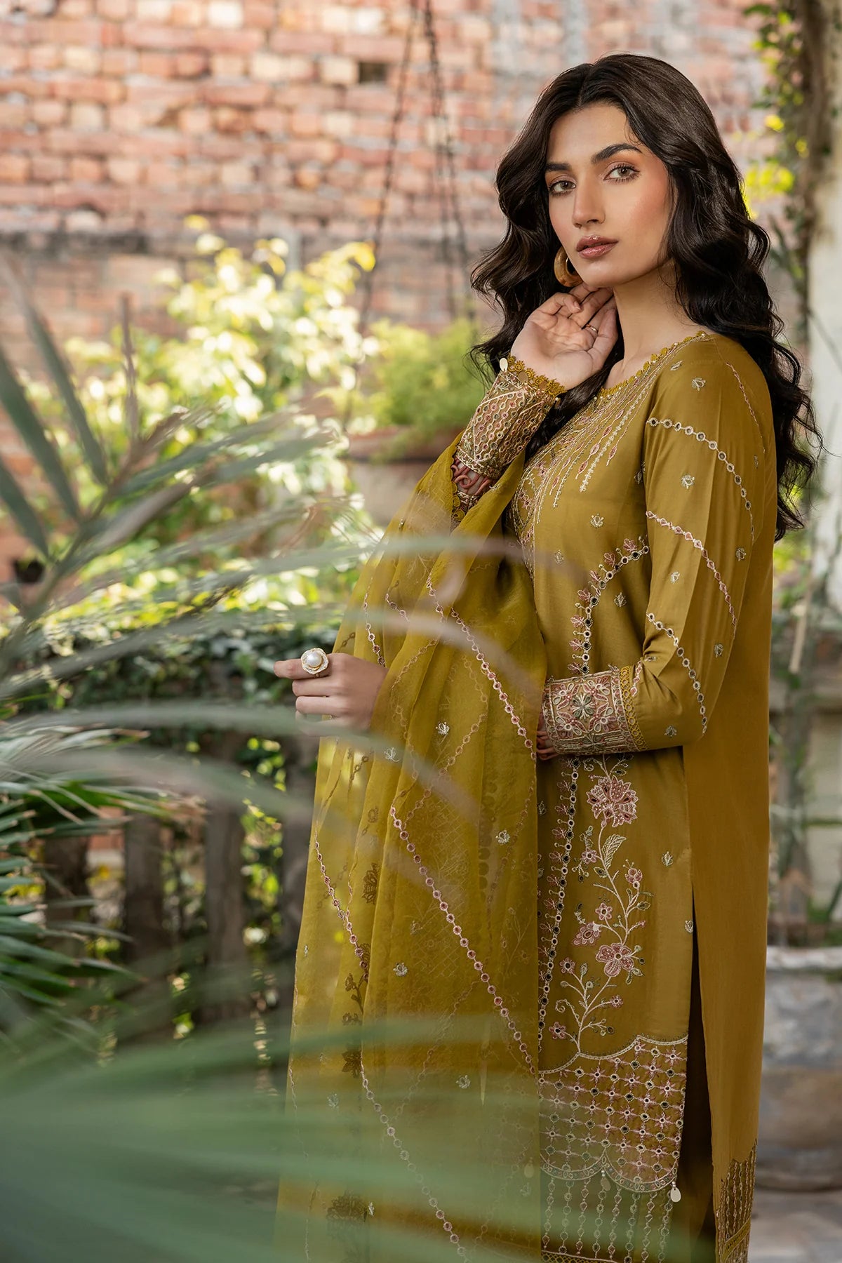 Farasha | Bahaar Embroidered Lawn | Summer Bloom - Pakistani Clothes for women, in United Kingdom and United States