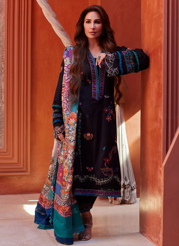 Farah Talib Aziz | Suay Lawn 24 | ILARIA BLACK - Pakistani Clothes for women, in United Kingdom and United States