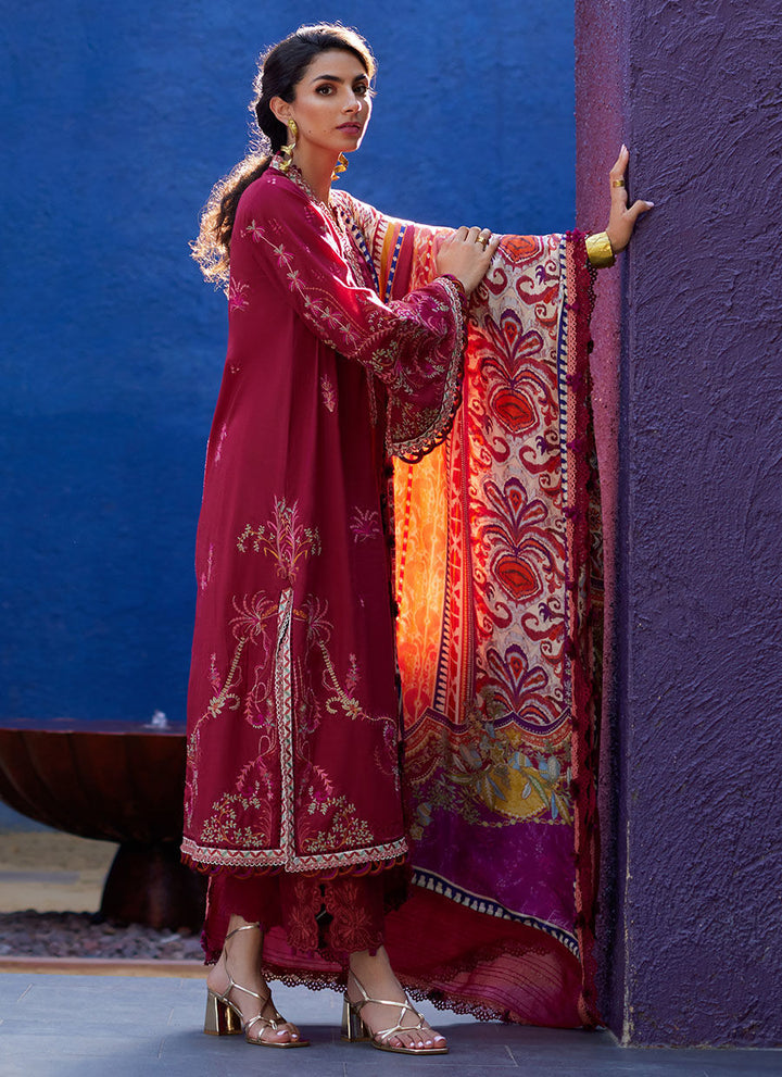 Farah Talib Aziz | Suay Lawn 24 | ENZO RED - Pakistani Clothes for women, in United Kingdom and United States