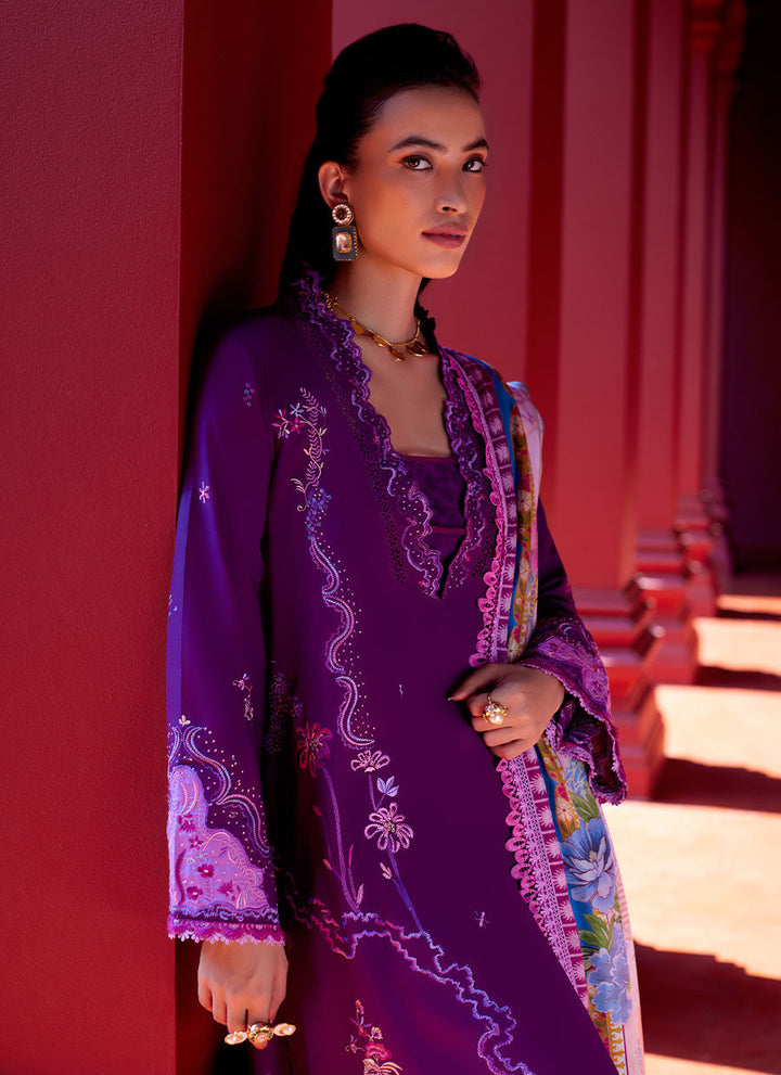 Farah Talib Aziz | Suay Lawn 24 | YURI PURPLE - Pakistani Clothes for women, in United Kingdom and United States