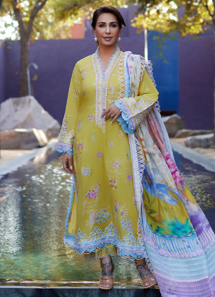 Farah Talib Aziz | Suay Lawn 24 | KELAYA KIWI - Hoorain Designer Wear - Pakistani Ladies Branded Stitched Clothes in United Kingdom, United states, CA and Australia