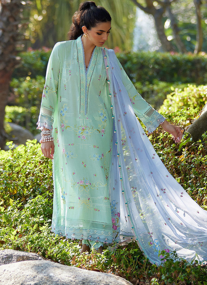 Farah Talib Aziz | Suay Lawn 24 | MISORA MINT - Hoorain Designer Wear - Pakistani Ladies Branded Stitched Clothes in United Kingdom, United states, CA and Australia