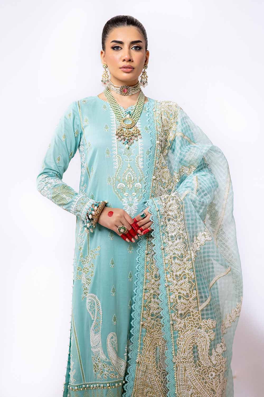 Gul Ahmed | Eid ul Adha Collection | FE-42022 - Pakistani Clothes for women, in United Kingdom and United States