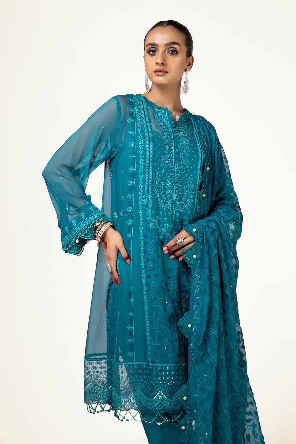 Gul Ahmed | Eid ul Adha Collection | FE-42024 - Pakistani Clothes for women, in United Kingdom and United States