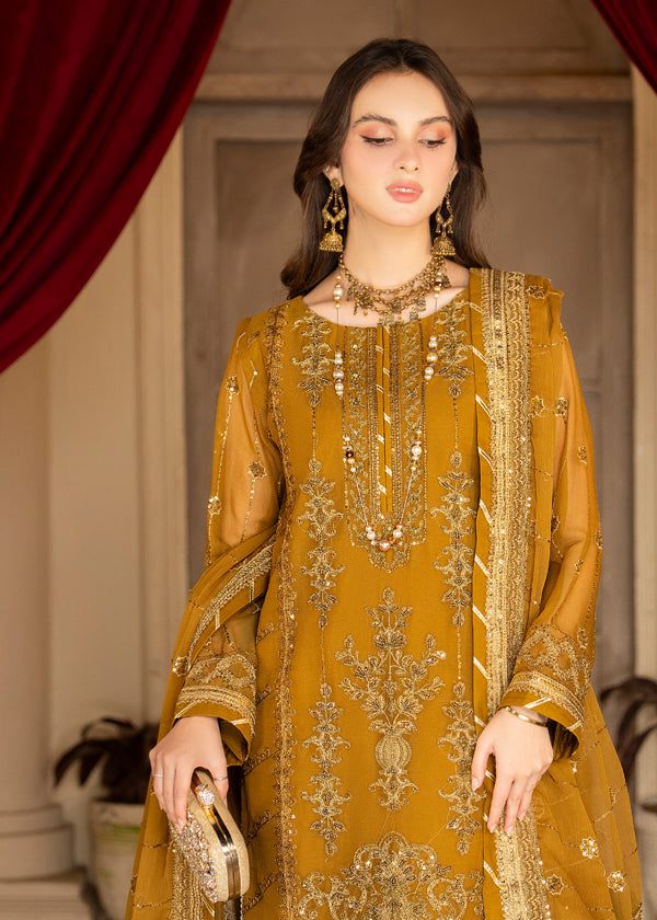 Strawberry | Rimjhim Chiffon Collection | FLS-RJ-009 - Hoorain Designer Wear - Pakistani Ladies Branded Stitched Clothes in United Kingdom, United states, CA and Australia