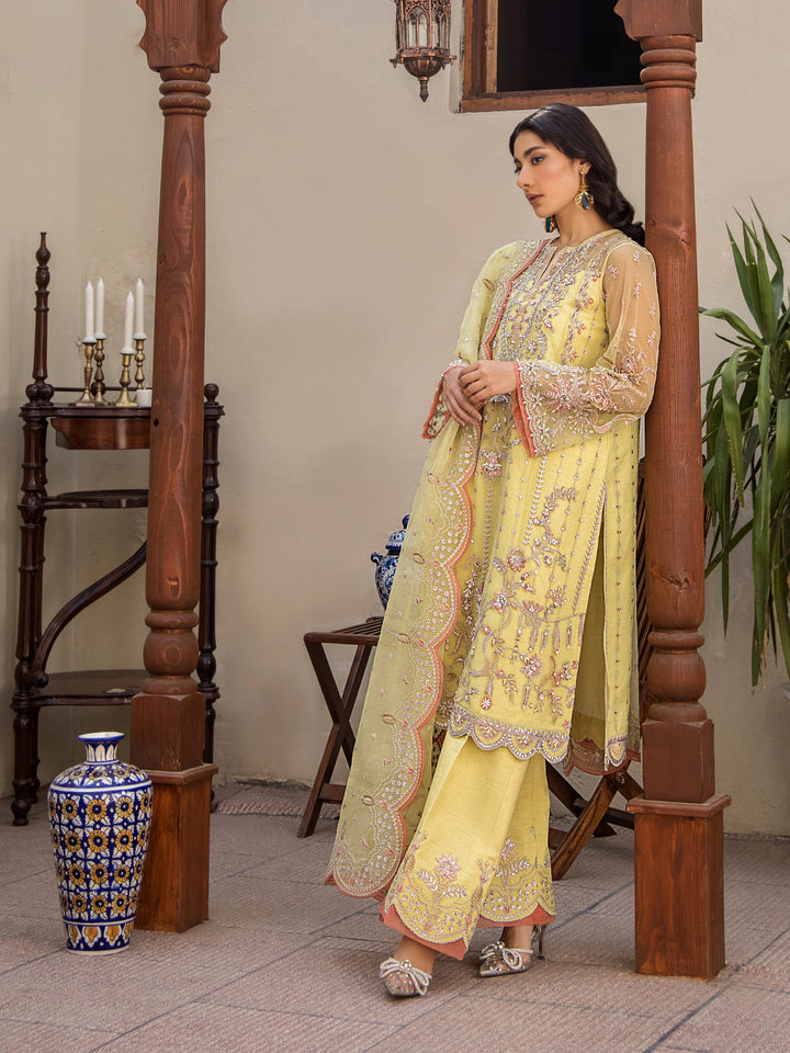 Fozia Khalid | Eid Edit 24 | Antheia - Hoorain Designer Wear - Pakistani Ladies Branded Stitched Clothes in United Kingdom, United states, CA and Australia