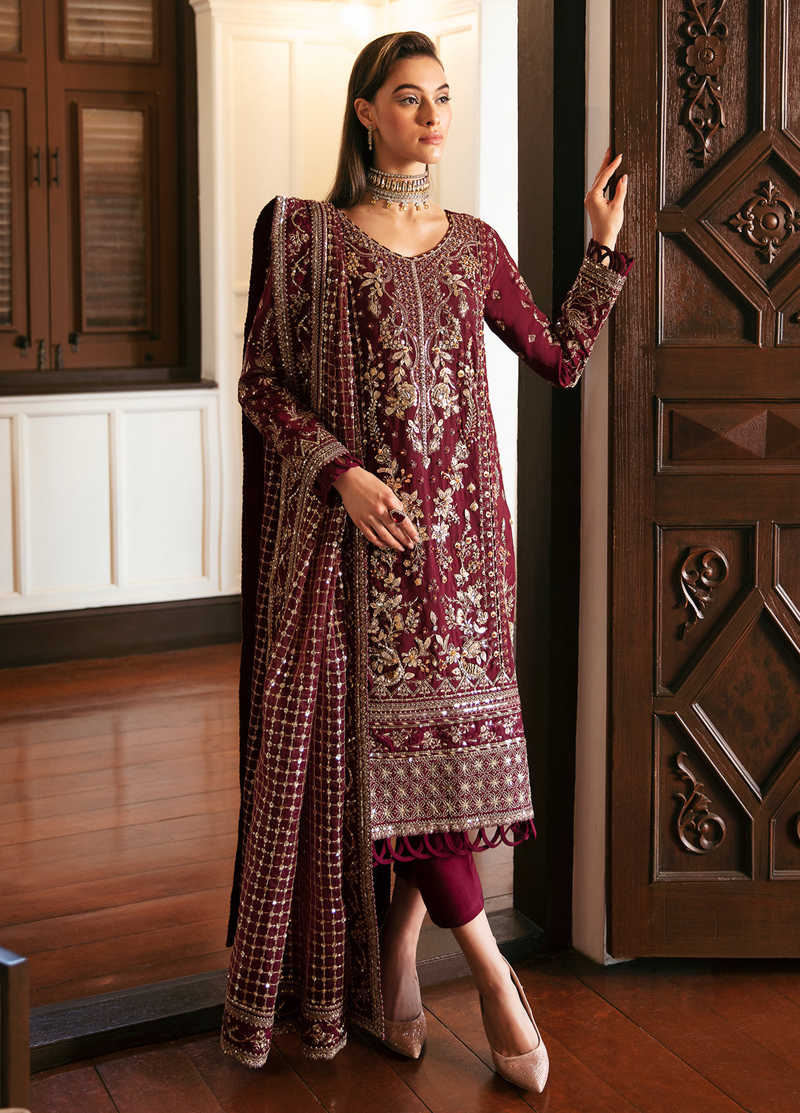 Gulaal | Luxury Pret | VALENTINA (GL-LP-24V1-20) - Pakistani Clothes for women, in United Kingdom and United States