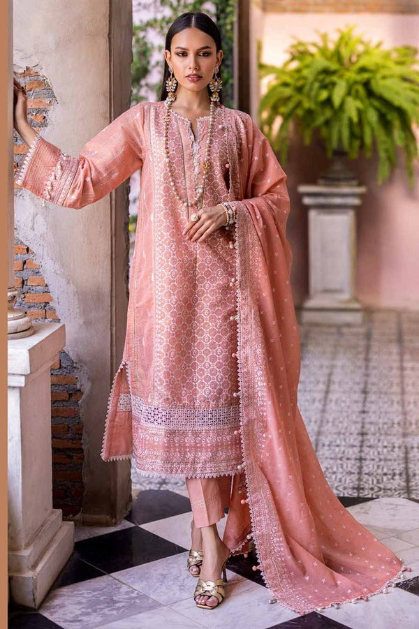 Gul Ahmed | Eid Collection | FE-42040 - Hoorain Designer Wear - Pakistani Ladies Branded Stitched Clothes in United Kingdom, United states, CA and Australia