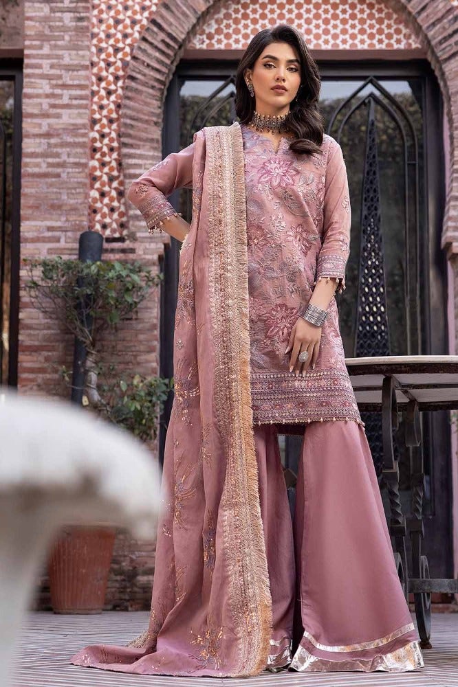Gul Ahmed | Eid Collection | FE-42045 - Hoorain Designer Wear - Pakistani Ladies Branded Stitched Clothes in United Kingdom, United states, CA and Australia