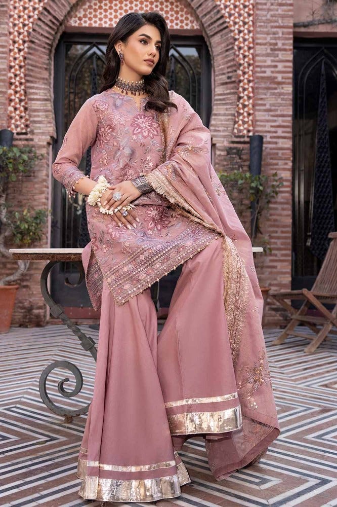 Gul Ahmed | Eid Collection | FE-42045 - Hoorain Designer Wear - Pakistani Ladies Branded Stitched Clothes in United Kingdom, United states, CA and Australia