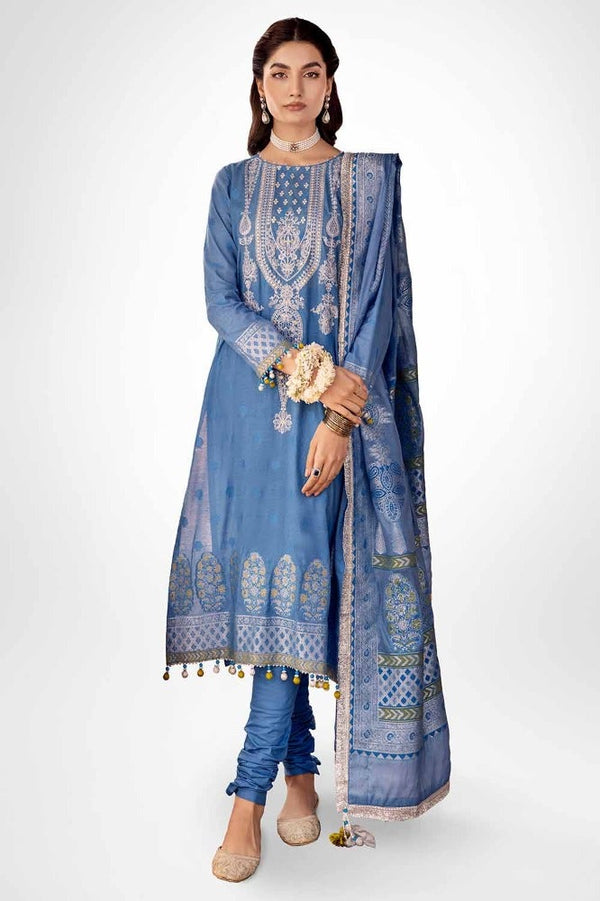 Gul Ahmed | Eid Collection | FE-42050 - Hoorain Designer Wear - Pakistani Ladies Branded Stitched Clothes in United Kingdom, United states, CA and Australia
