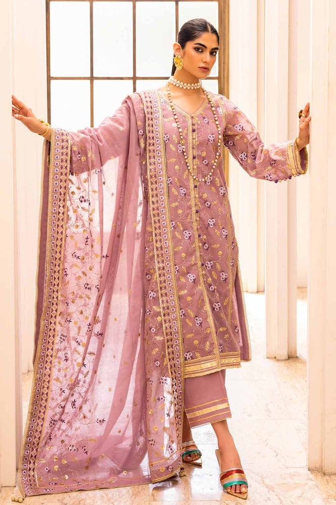 Gul Ahmed | Eid Collection | FE-42070 - Hoorain Designer Wear - Pakistani Ladies Branded Stitched Clothes in United Kingdom, United states, CA and Australia