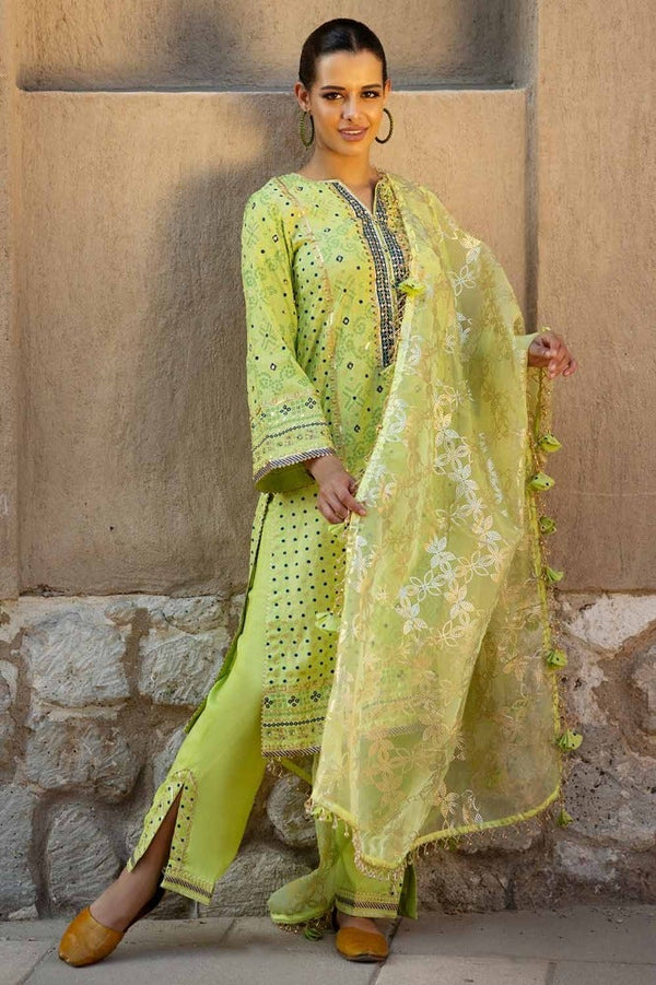 Gul Ahmed | Eid Collection | FE-42080 - Hoorain Designer Wear - Pakistani Ladies Branded Stitched Clothes in United Kingdom, United states, CA and Australia