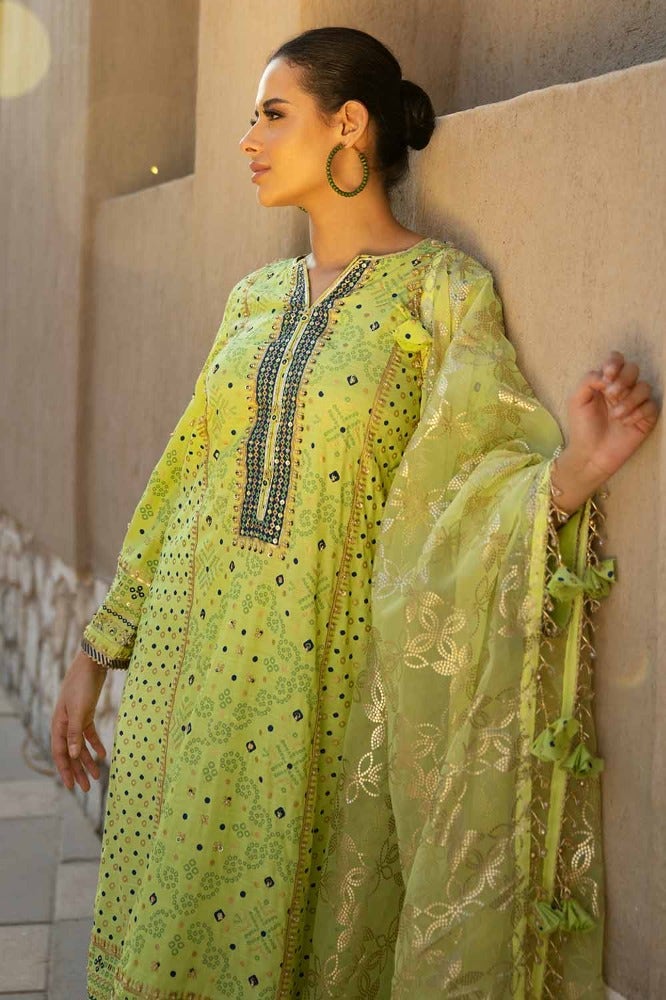Gul Ahmed | Eid Collection | FE-42080 - Hoorain Designer Wear - Pakistani Ladies Branded Stitched Clothes in United Kingdom, United states, CA and Australia