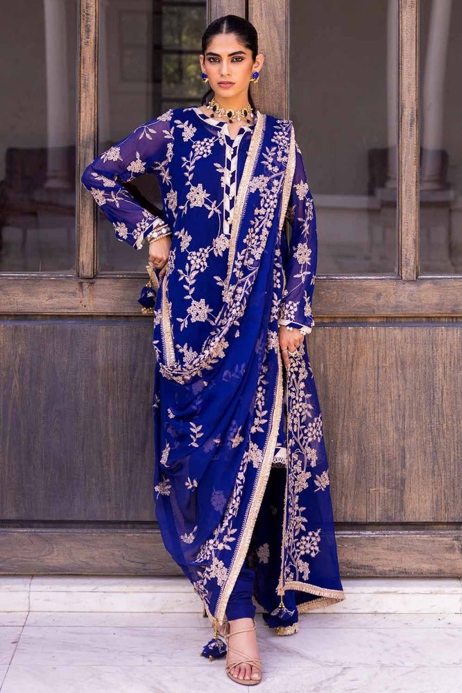 Gul Ahmed | Eid Collection | FE-42002 - Hoorain Designer Wear - Pakistani Designer Clothes for women, in United Kingdom, United states, CA and Australia