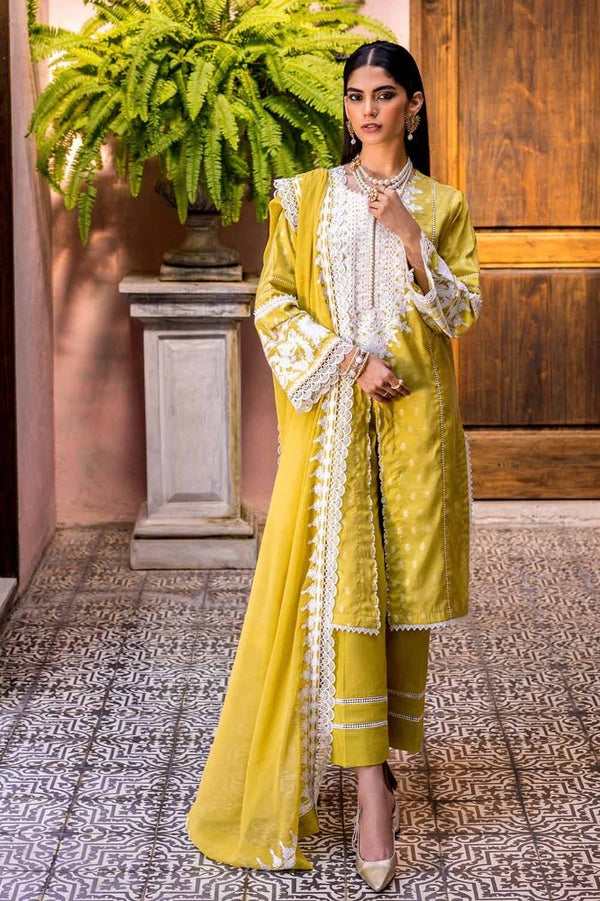 Gul Ahmed | Eid Collection | FE-42018 - Hoorain Designer Wear - Pakistani Ladies Branded Stitched Clothes in United Kingdom, United states, CA and Australia