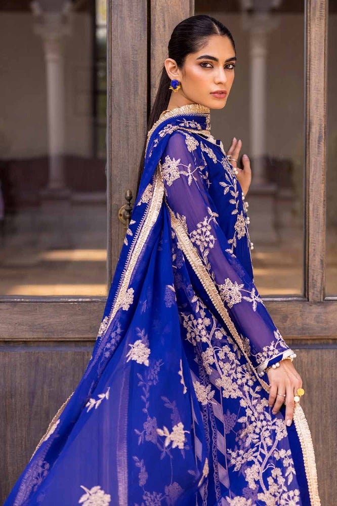 gul ahmed blue dress Gul Ahmed OG-32011 Summer Premium Collection – Sara Clothes main image 1