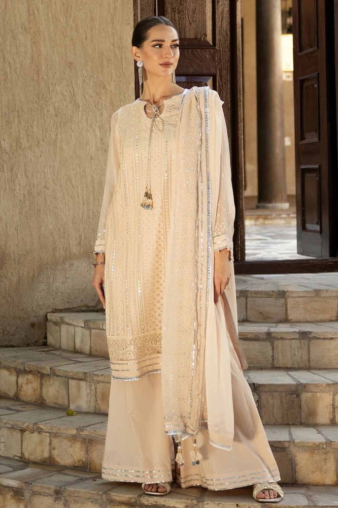 Gul Ahmed | Eid Collection | FE-42033 - Hoorain Designer Wear - Pakistani Ladies Branded Stitched Clothes in United Kingdom, United states, CA and Australia