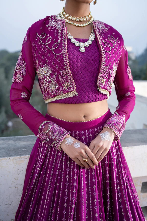 Ittehad | Dilruba Wedding Formals | ESDR77-SUT-PUP - Pakistani Clothes for women, in United Kingdom and United States