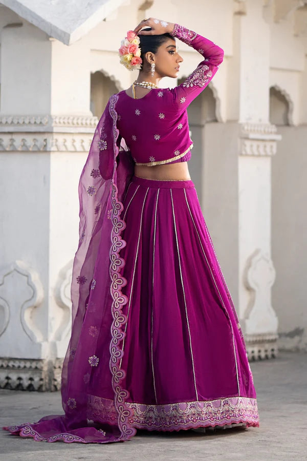 Ittehad | Dilruba Wedding Formals | ESDR77-SUT-PUP - Pakistani Clothes for women, in United Kingdom and United States