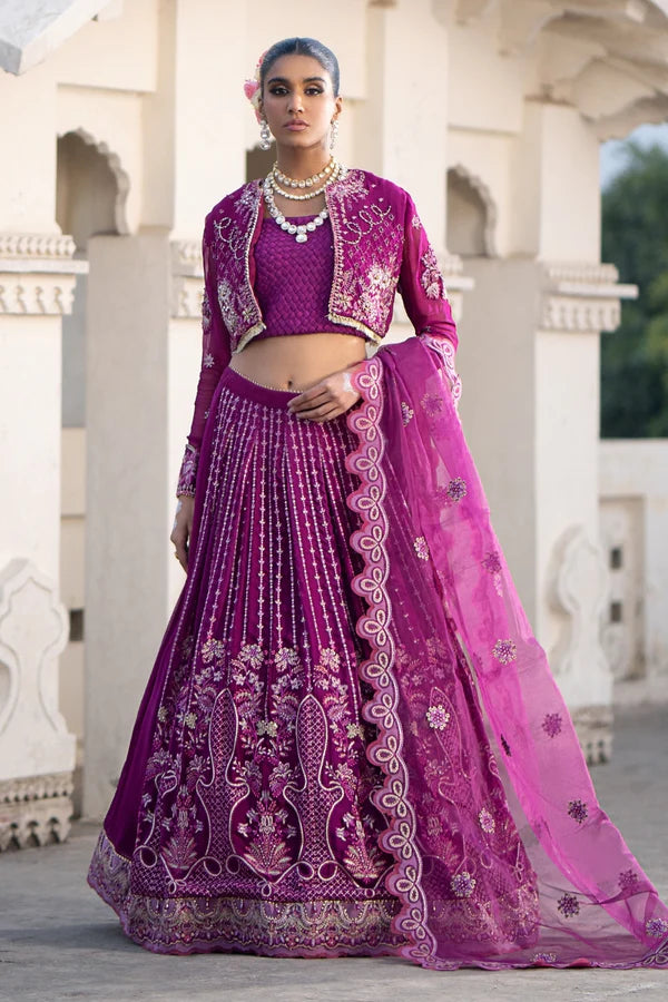 Ittehad | Dilruba Wedding Formals | ESDR77-SUT-PUP - Pakistani Clothes for women, in United Kingdom and United States