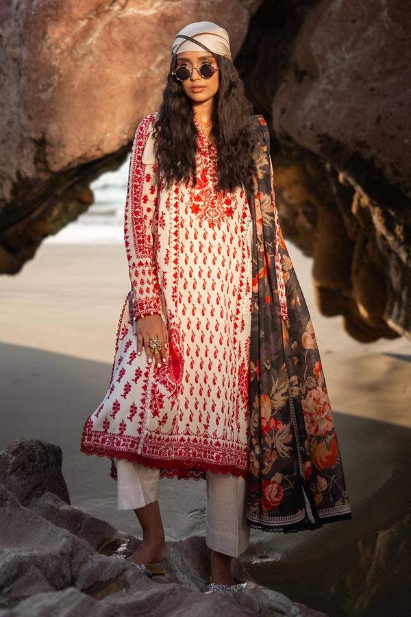 Sana Safinaz | Mahay Spring 24 | H241-006B-2BS - Hoorain Designer Wear - Pakistani Ladies Branded Stitched Clothes in United Kingdom, United states, CA and Australia