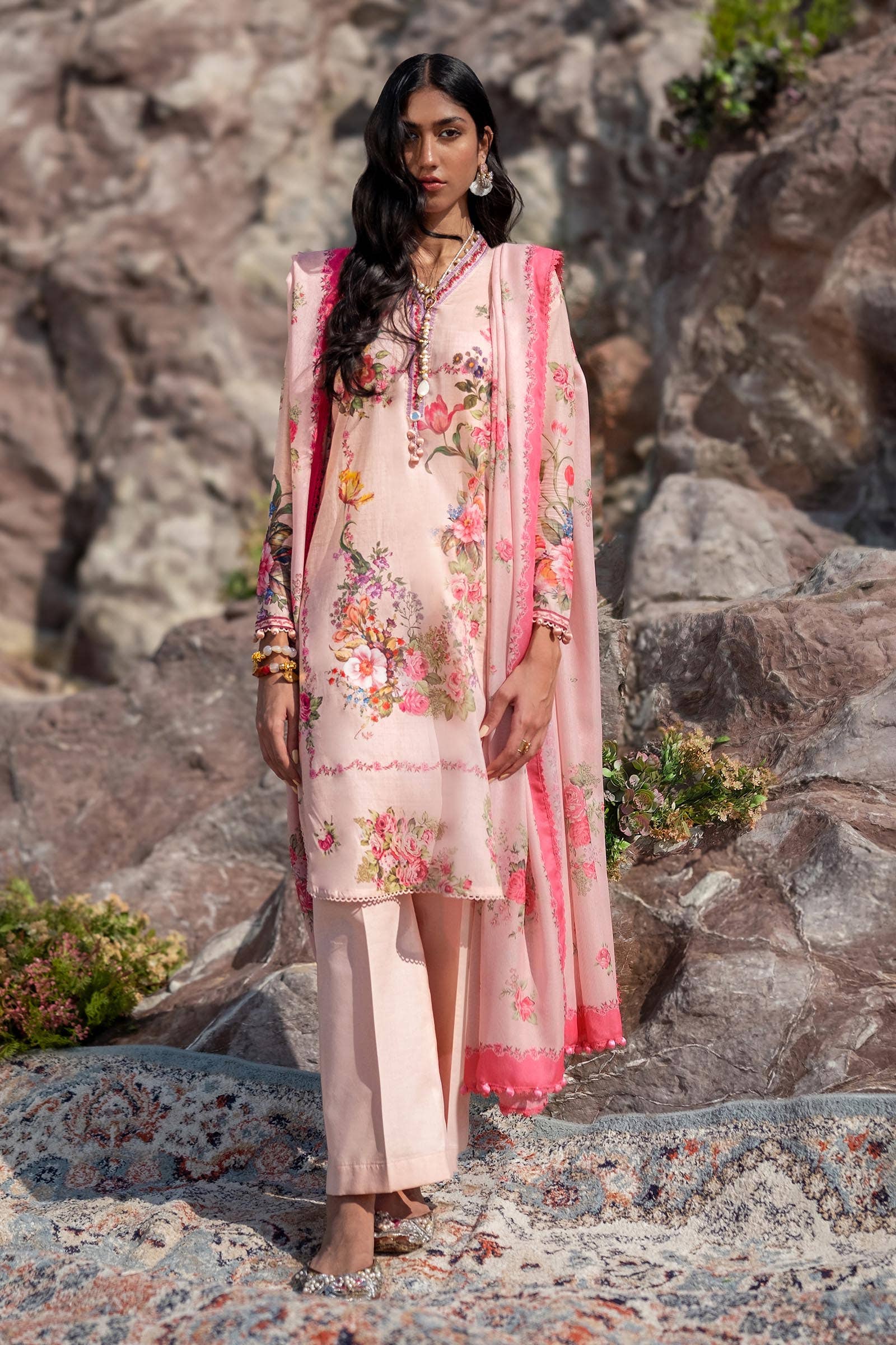 Sana Safinaz | Mahay Spring 24 | H241-026A-3CS - Pakistani Clothes for women, in United Kingdom and United States