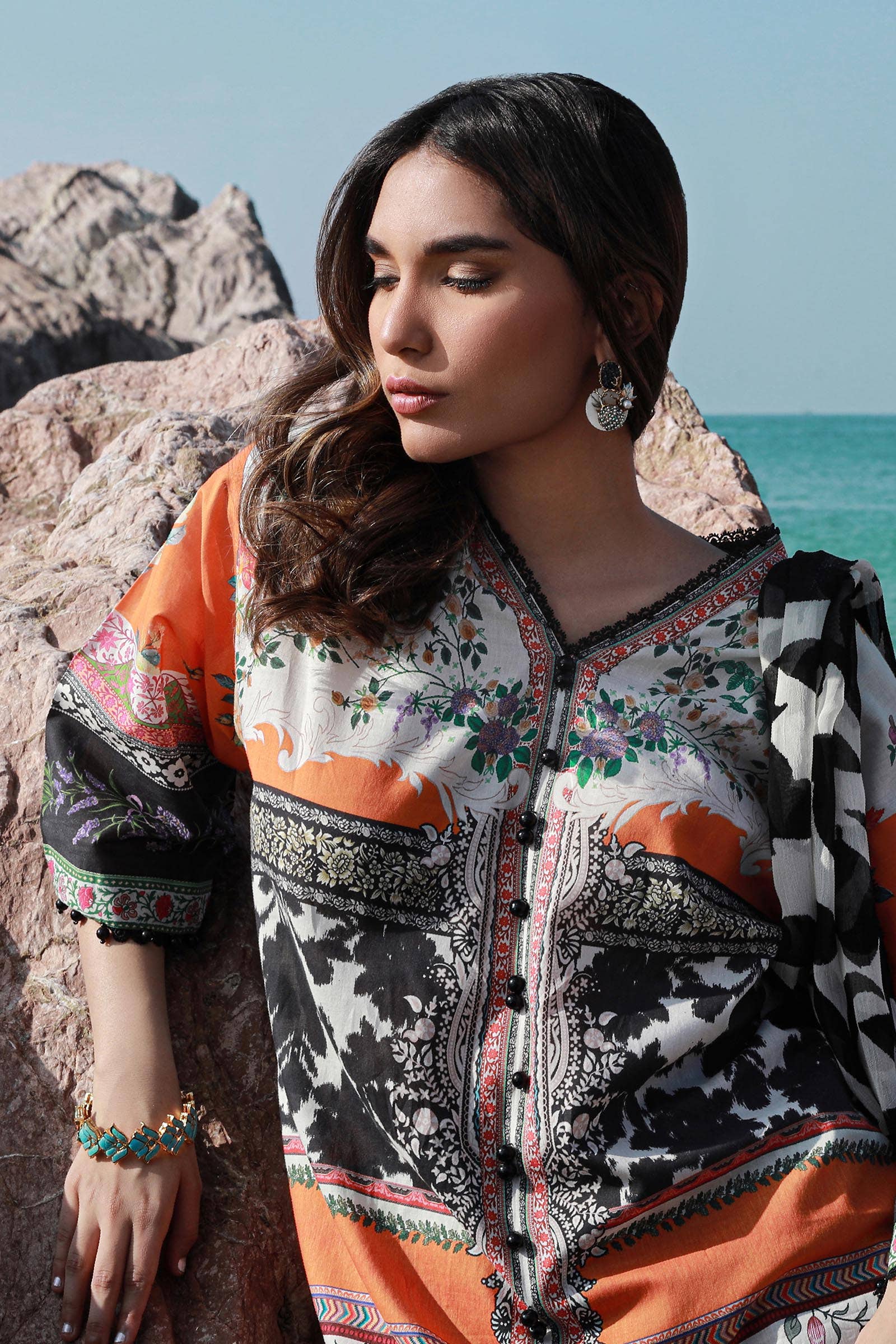 Sana Safinaz | Mahay Spring 24 | H241-027B-2I - Pakistani Clothes for women, in United Kingdom and United States