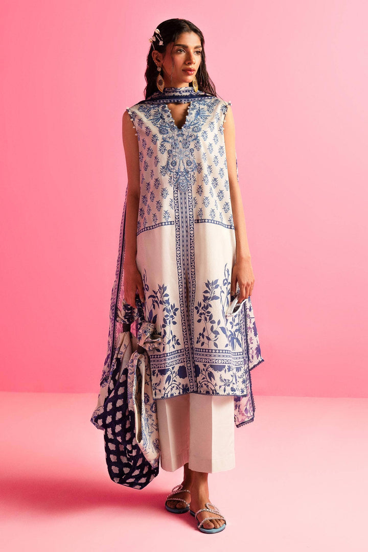 Sana Safinaz | Mahay Summer Lawn 24 | S-30 - Hoorain Designer Wear - Pakistani Ladies Branded Stitched Clothes in United Kingdom, United states, CA and Australia