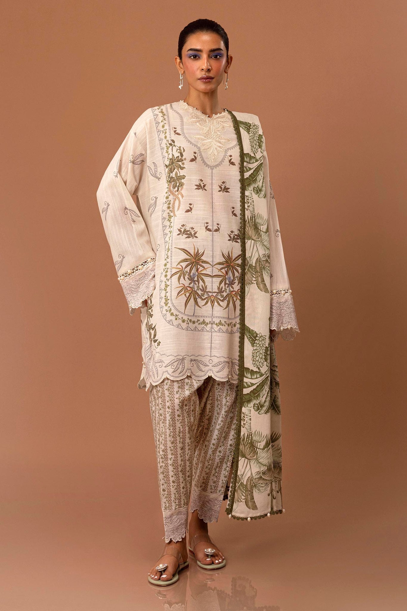 Sana Safinaz | Mahay Winter 24 | H243-006B-3DB