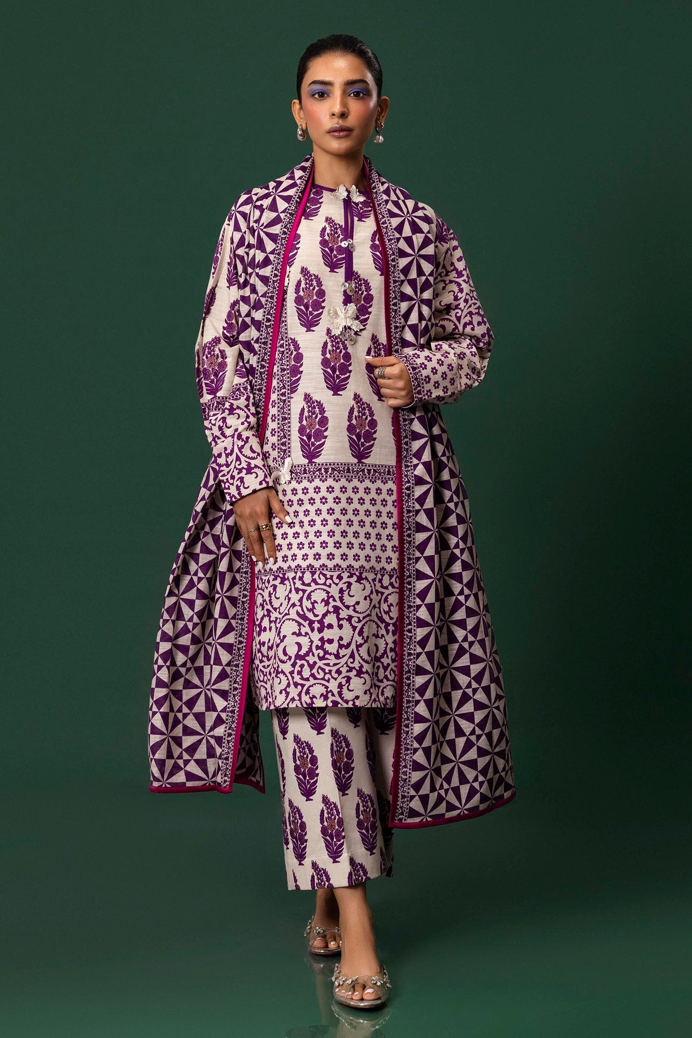 Sana Safinaz | Mahay Winter 24 | H243-009A-3CQ